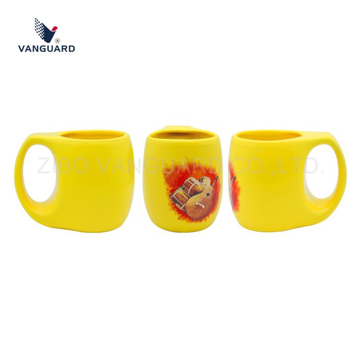 Large Yellow Coffee Mug